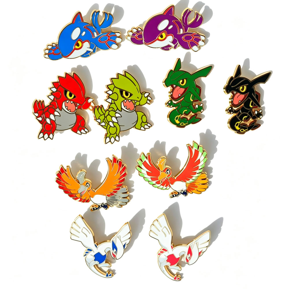 Embroidery Garment - Pokemon Enamel Pin Anime Badges Cute