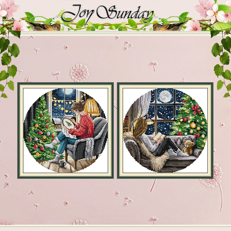 Embroidery Job - The Christmas Tree and Girl Patterns