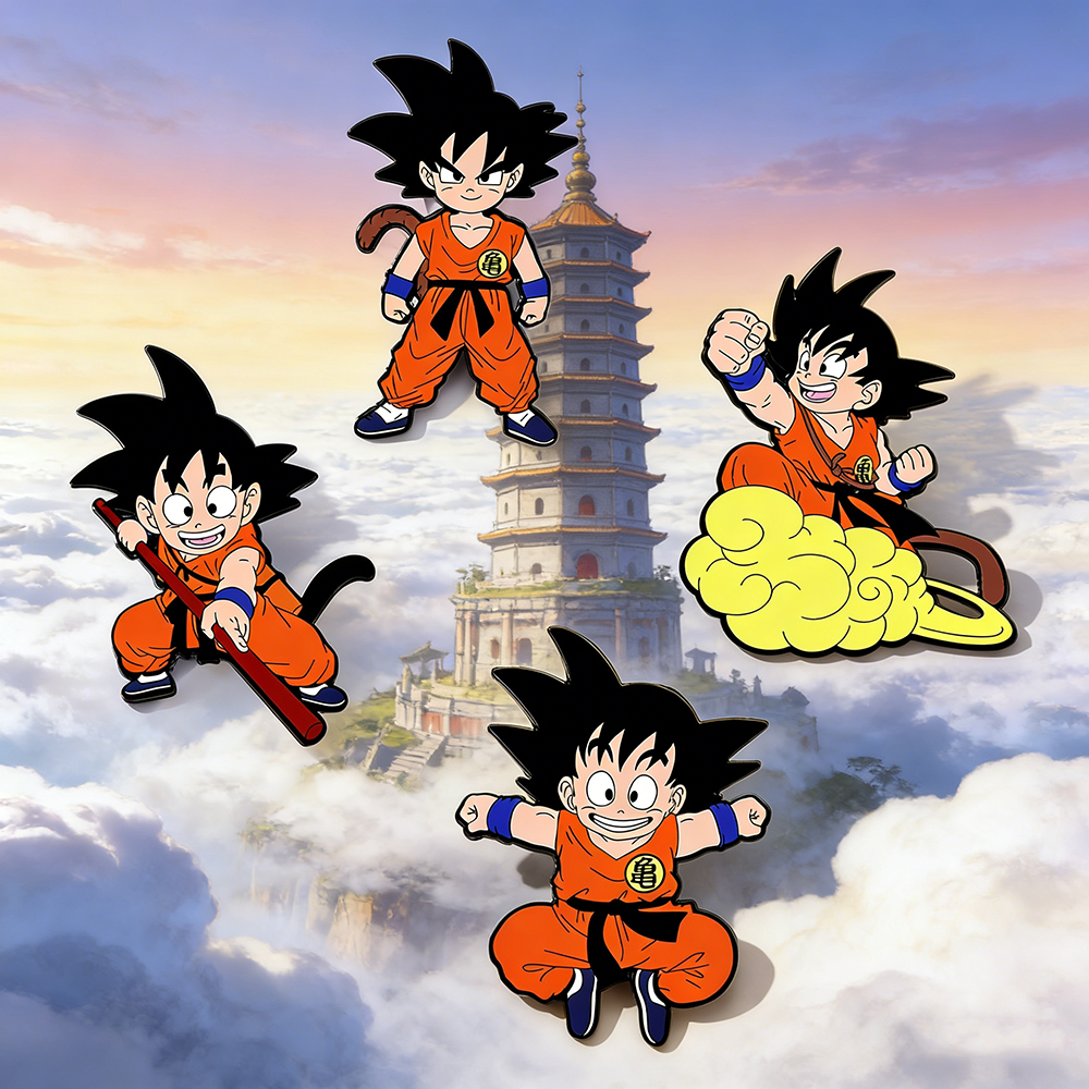 Embroidery Garment - 4 Pcs Son Goku Dragon Ball