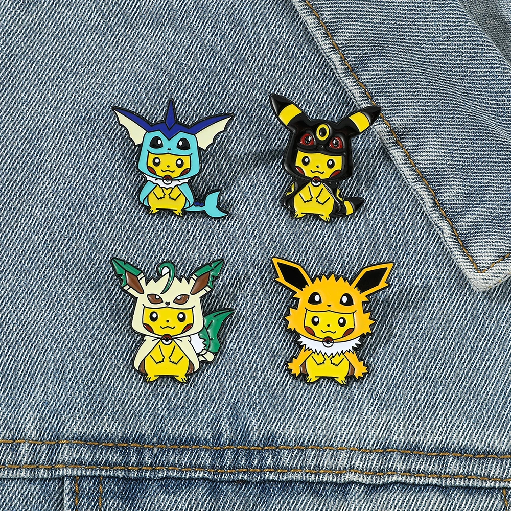 Embroidery Garment - New 9 Pcs Creative Cartoon Brooch