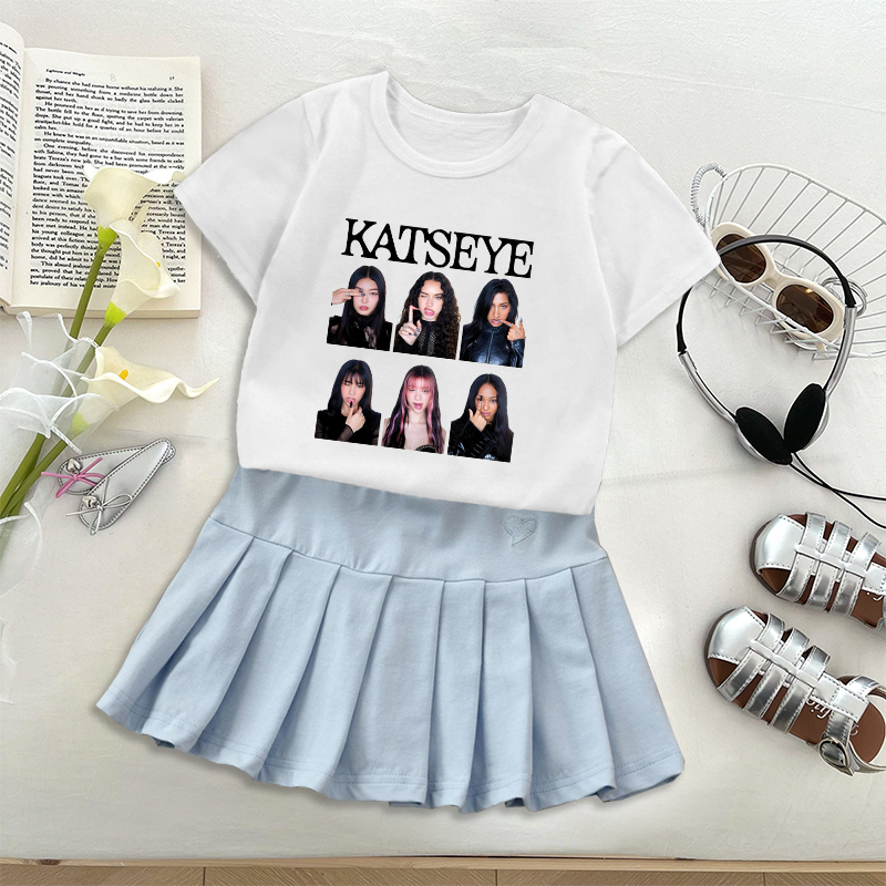 Fashion K POP K-KATSEYE T-shir – обзор и цена Embroidery Shirt