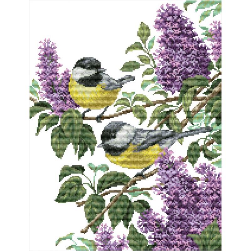 Birds and Flowers Series Joy S – обзор и цена Embroidery Job