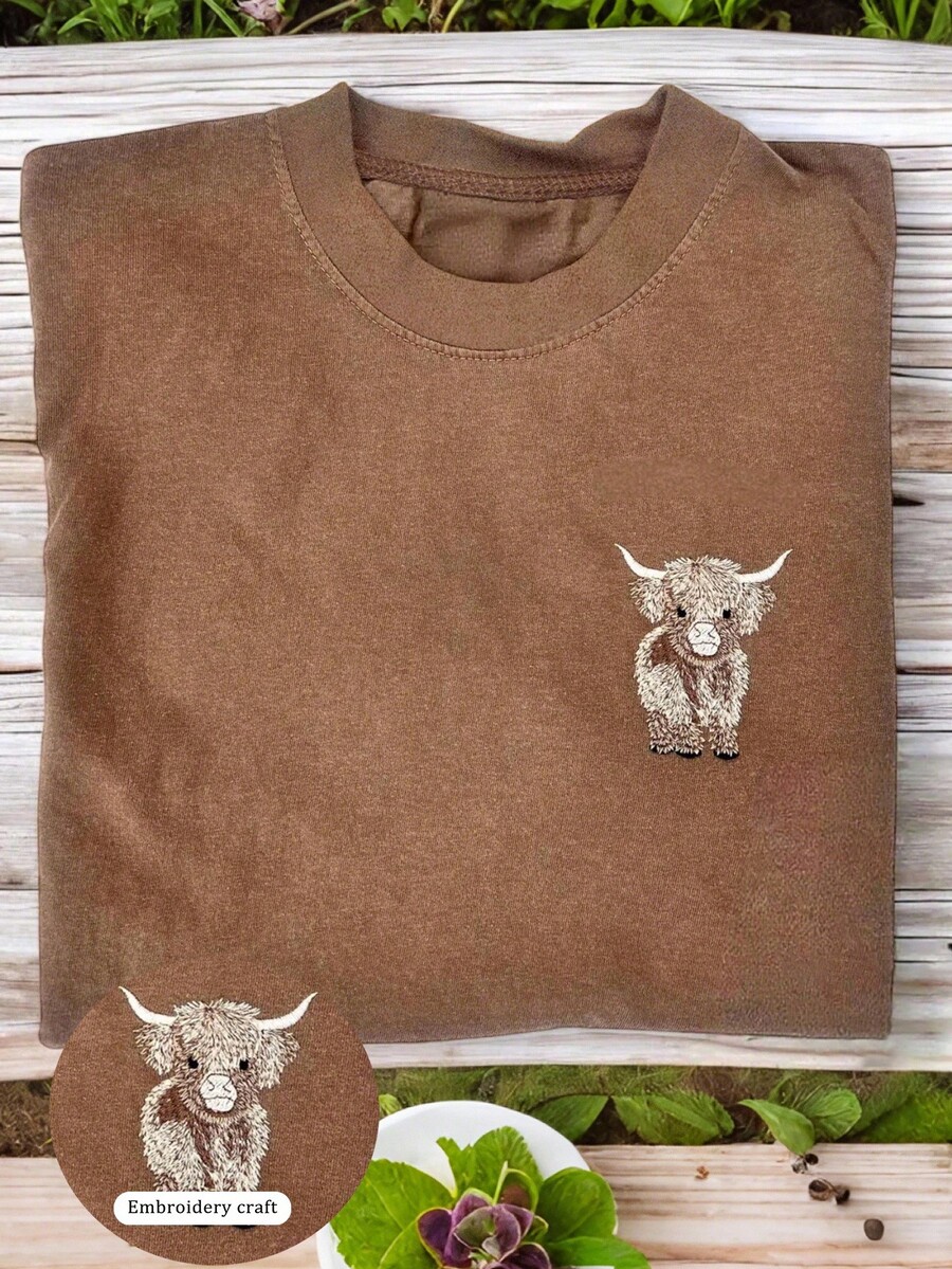 Plus Size Embroidered Faith T- – обзор и цена Embroidery Gift