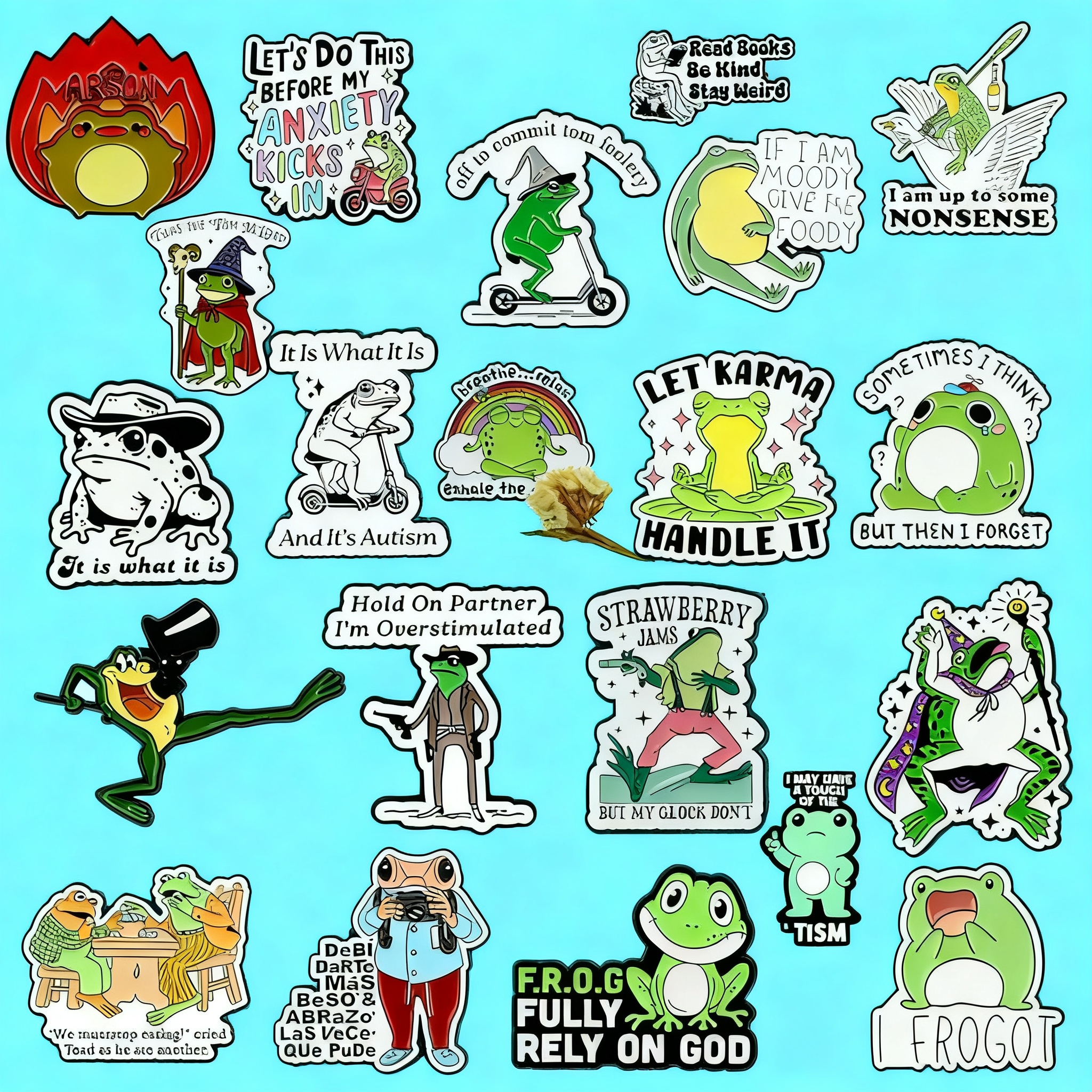 Cartoon Frog Brooch Pin Badge  – обзор и цена Embroidery Garment