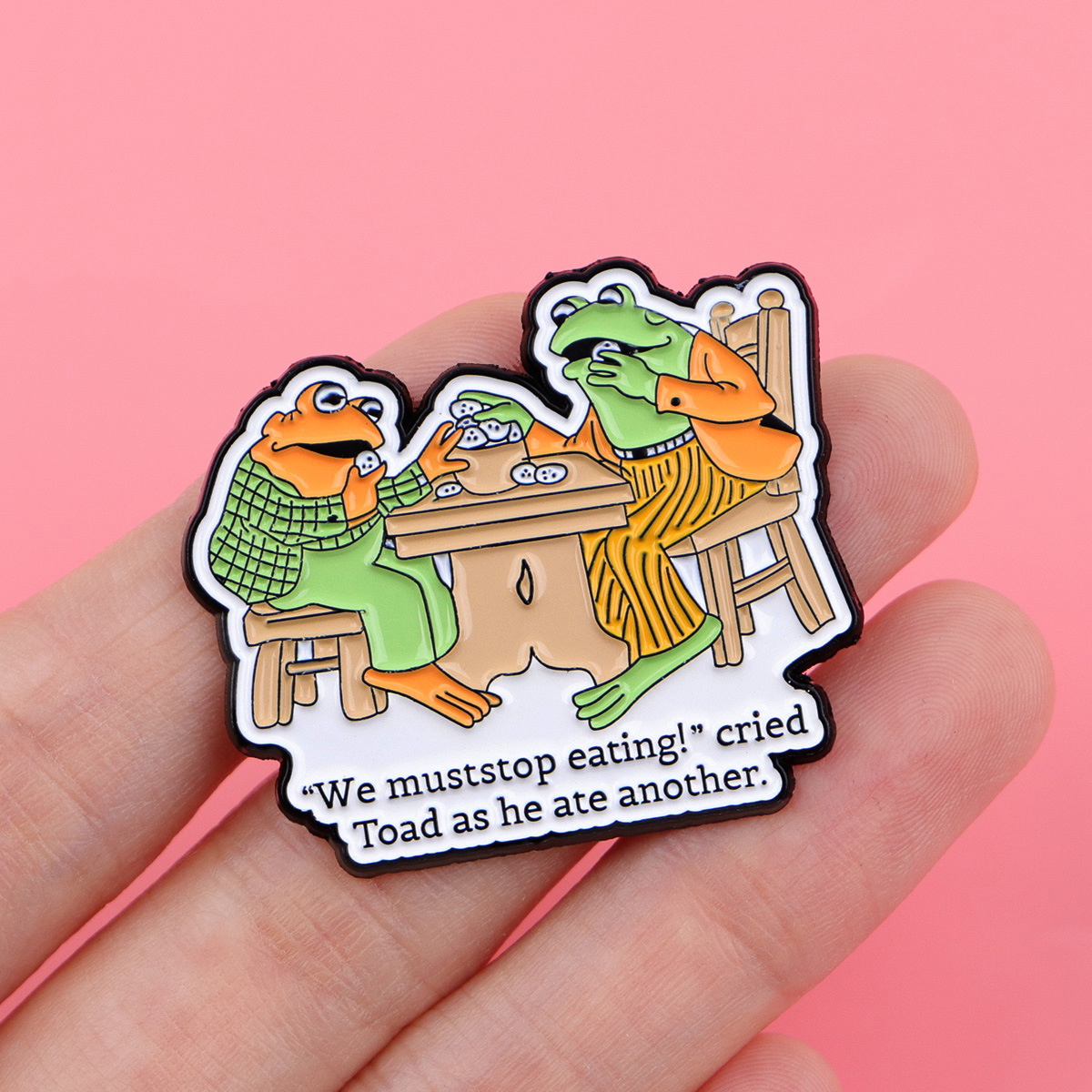 Cartoon Frog Brooch Pin Badge  – обзор и цена Embroidery Garment