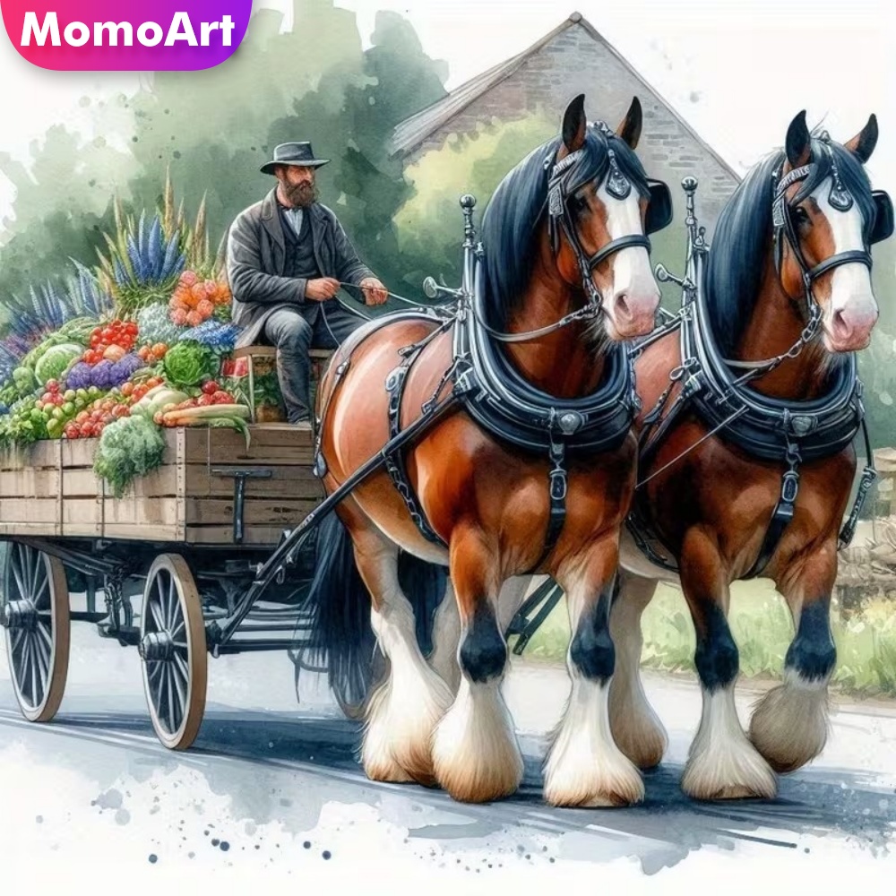Momoart Horse Diamond Embroide – обзор и цена Embroidery Horse