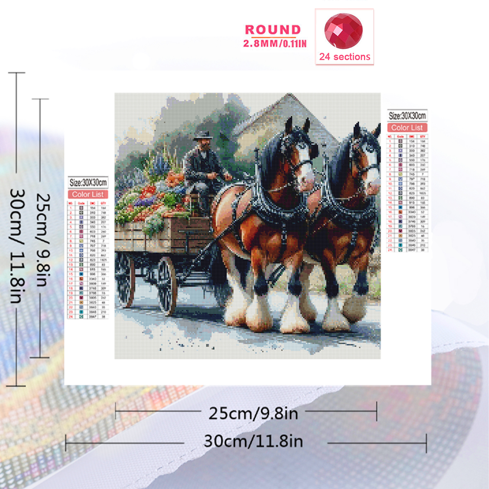 Momoart Horse Diamond Embroide – обзор и цена Embroidery Horse
