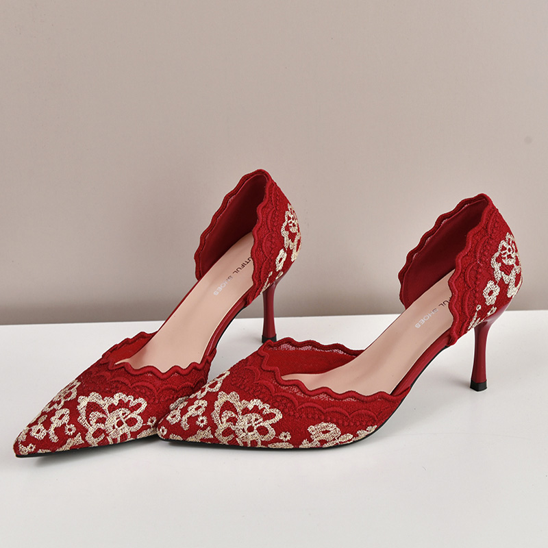 Luxury Red White Lace Embroide – обзор и цена Embroidery In The Piece