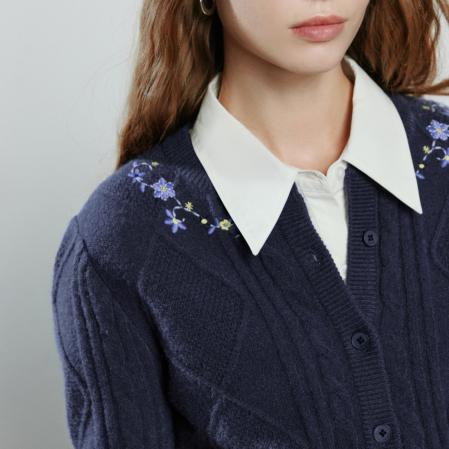 TOYOUTH Women Knitwear 2025 Wi – обзор и цена Embroidery Flower Pattern