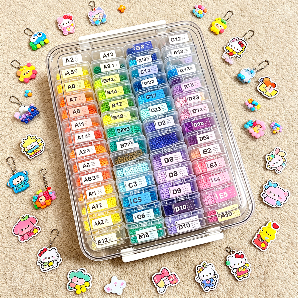 60pcs Transparent Plastic Stor – обзор и цена Embroidery Gift