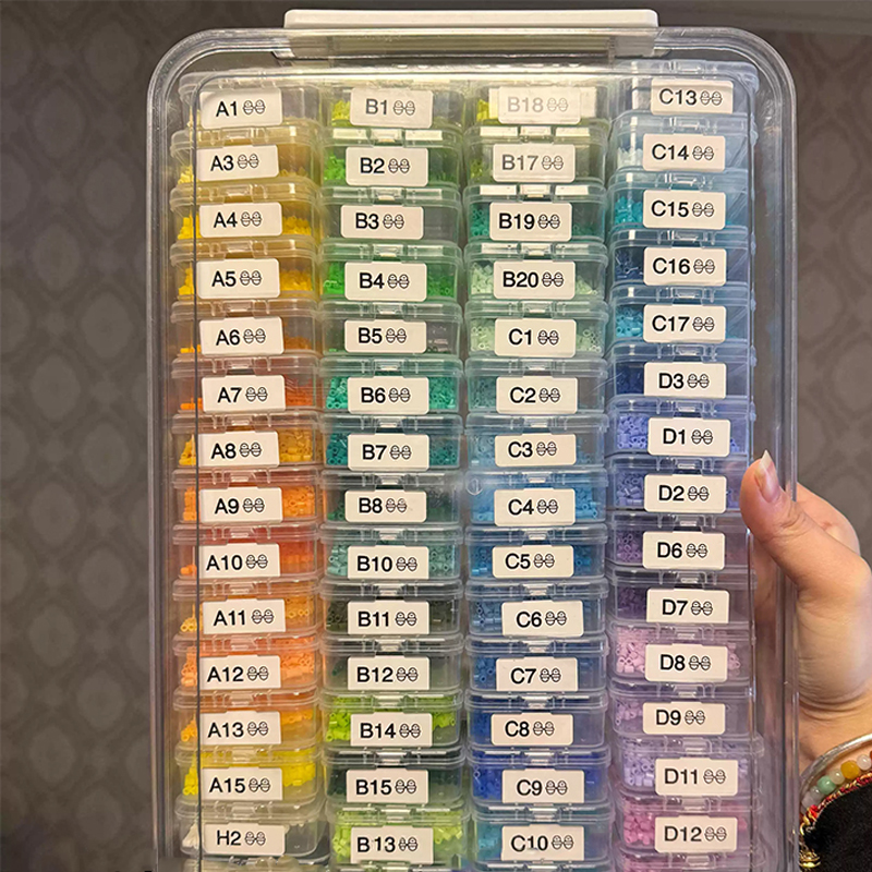 60pcs Transparent Plastic Stor – обзор и цена Embroidery Gift