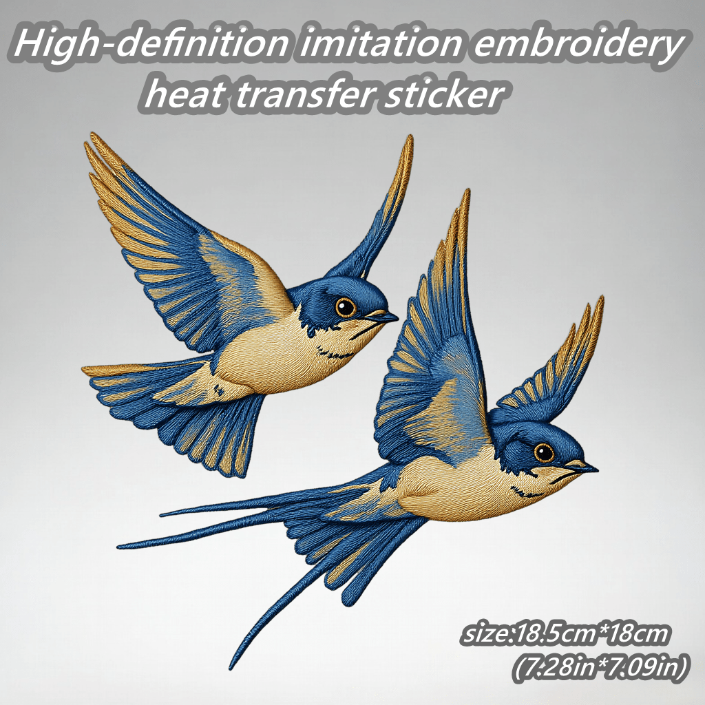 1/2/3 Pieces Swallow-Pattern F – обзор и цена Embroidery In The Piece
