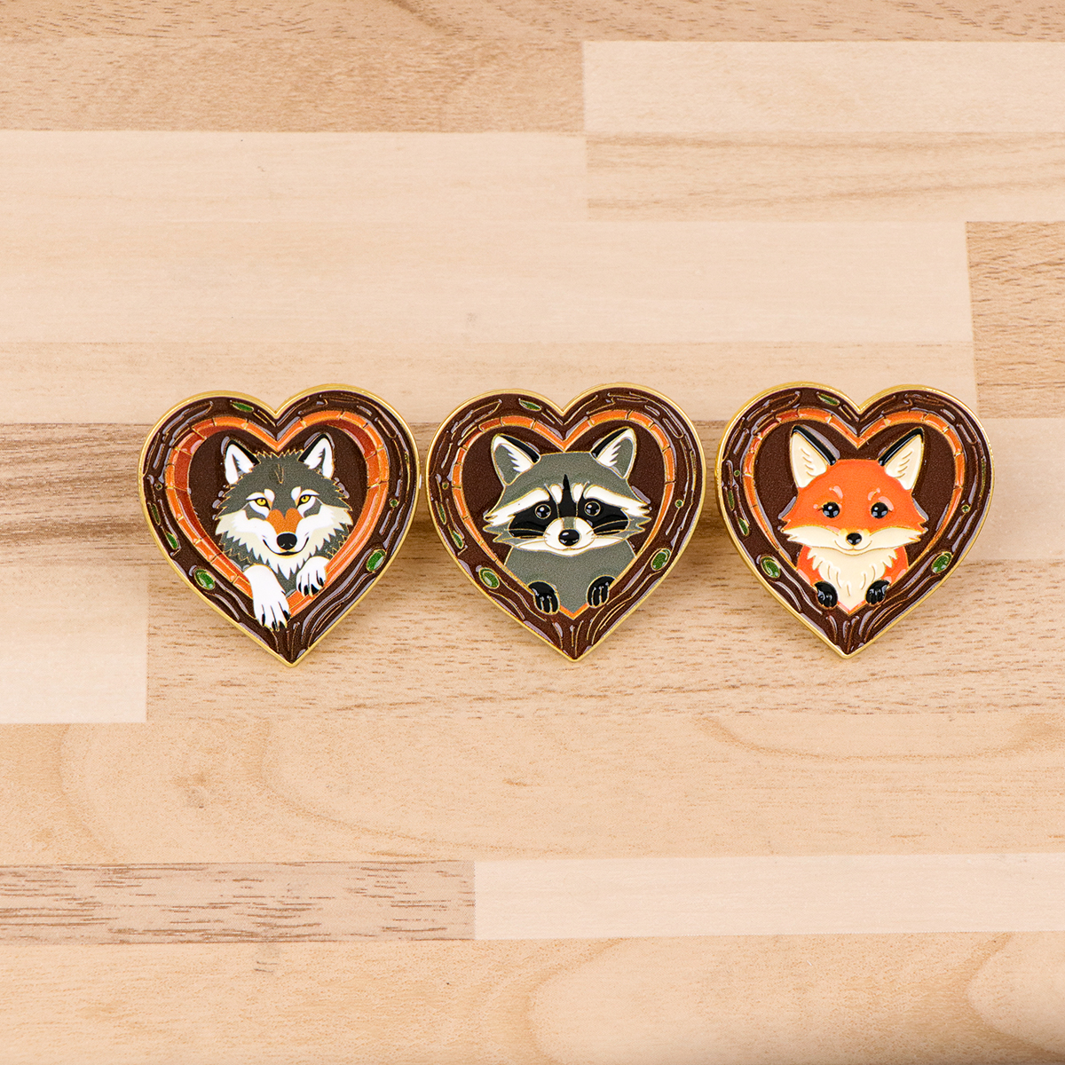 Fox Rose Bear Enamel Pins Anim – обзор и цена Embroidery Garment