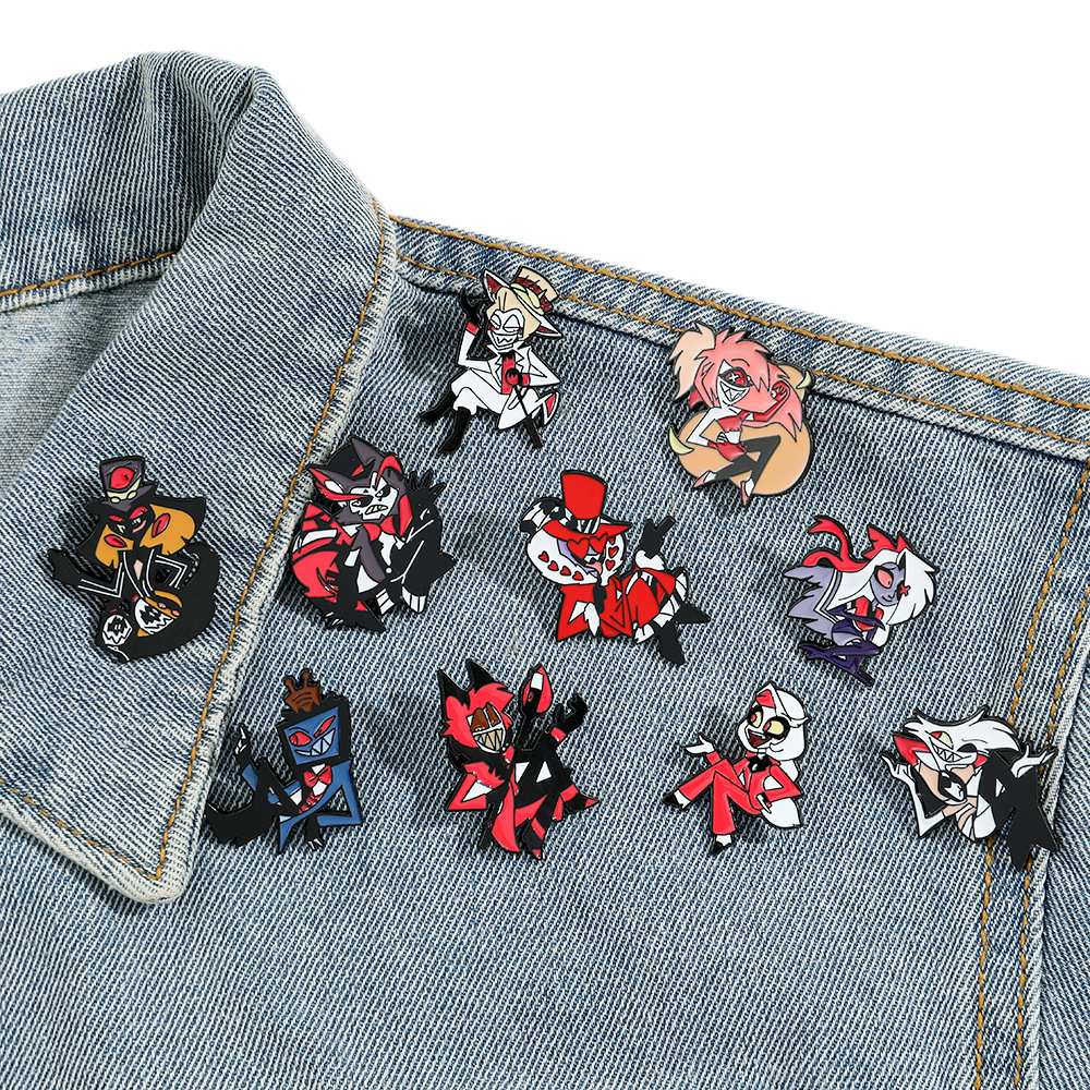 Hazbin Hotel Enamel Pin Brooch – обзор и цена Embroidery Garment