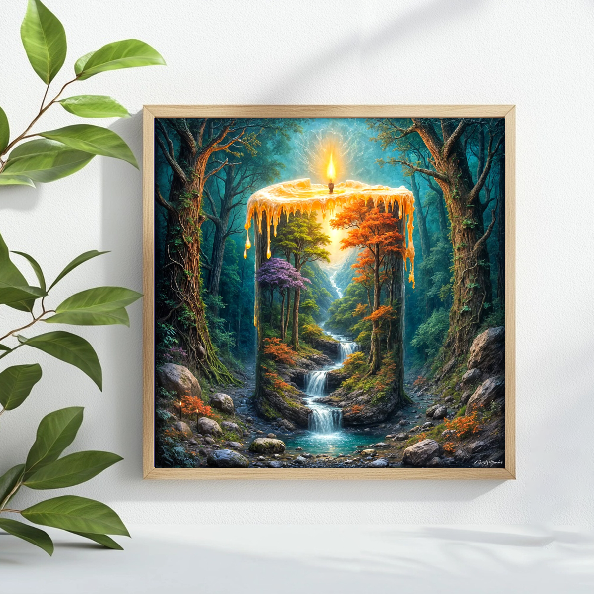 1pc 40X40CM/15.74inch Candles  – обзор и цена Embroidery Artist