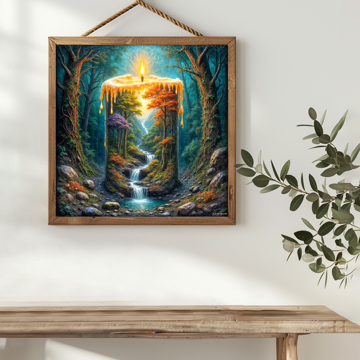 1pc 40X40CM/15.74inch Candles  – обзор и цена Embroidery Artist