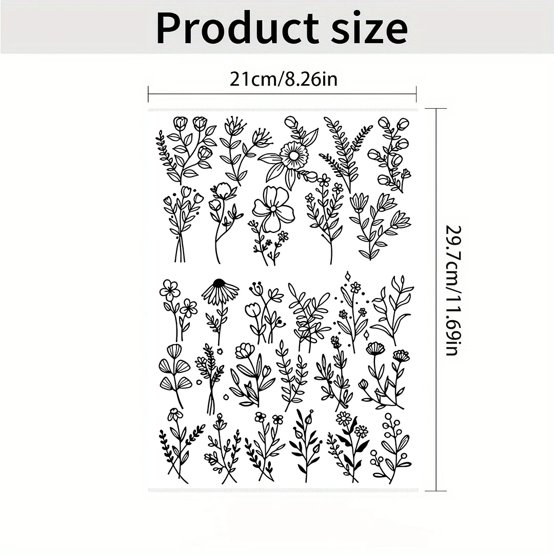 Water Soluble Stabilizer for E – обзор и цена Embroidery Flower Pattern