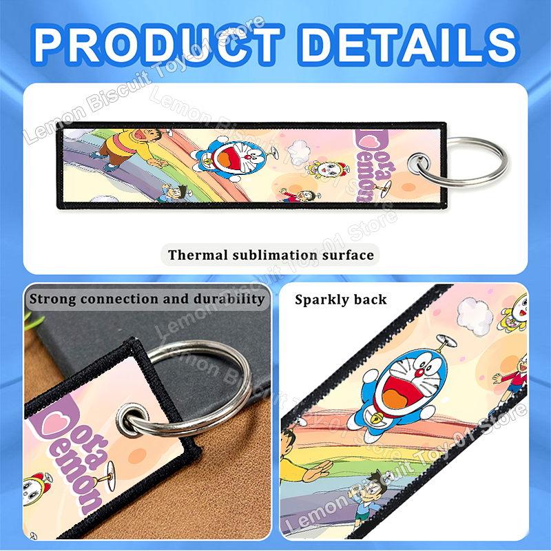 Doraemons Series Key Fobs Hold – обзор и цена Embroidery Gift