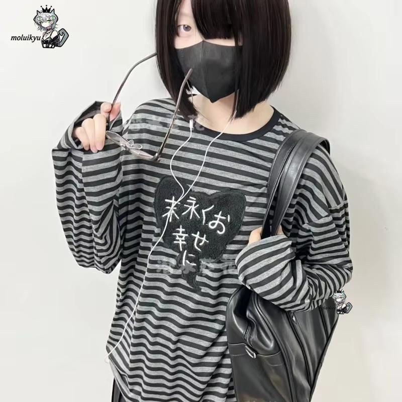 Y2K American Punk Vintage O Ne – обзор и цена Embroidery Shirt