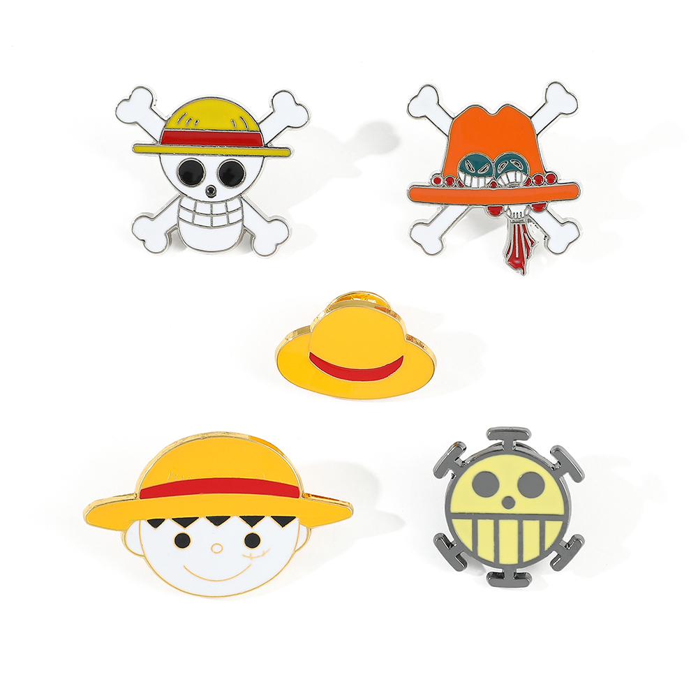 5 Pcs Cartoon Monkey D. Luffy  – обзор и цена Embroidery Garment