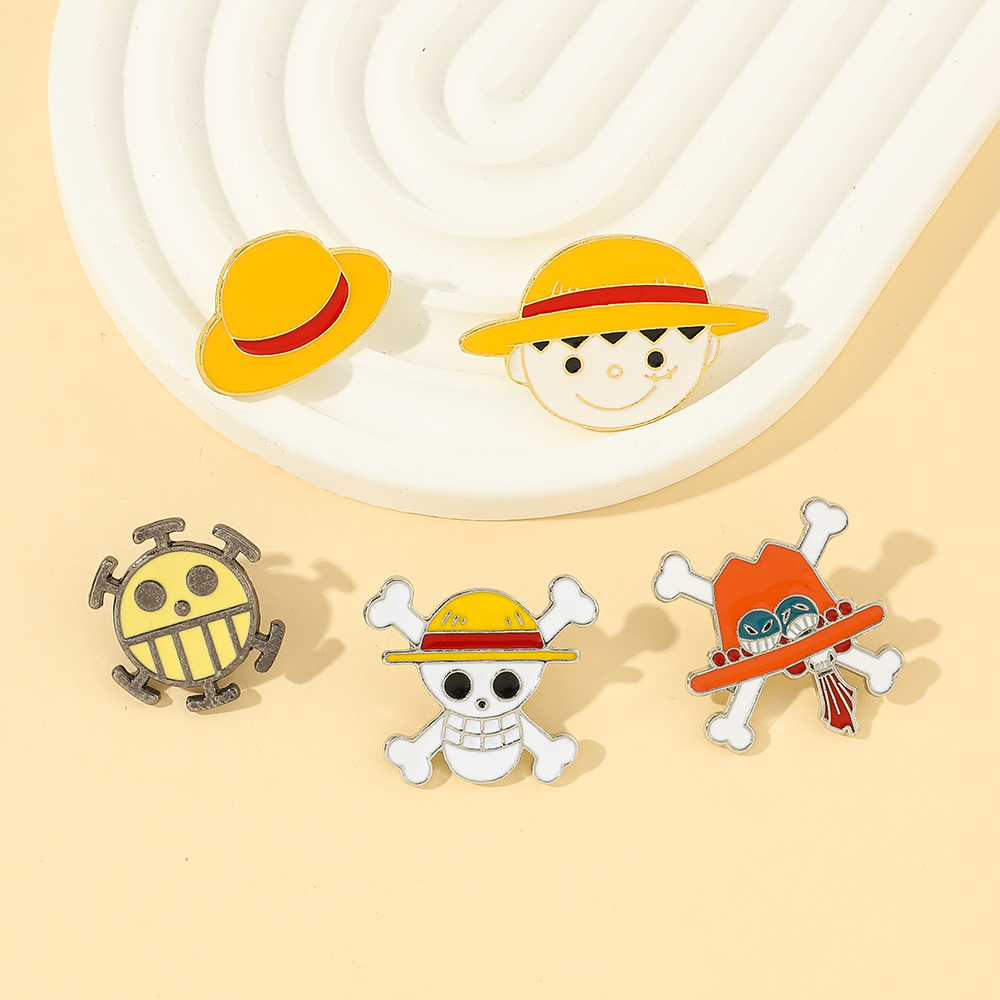 5 Pcs Cartoon Monkey D. Luffy  – обзор и цена Embroidery Garment
