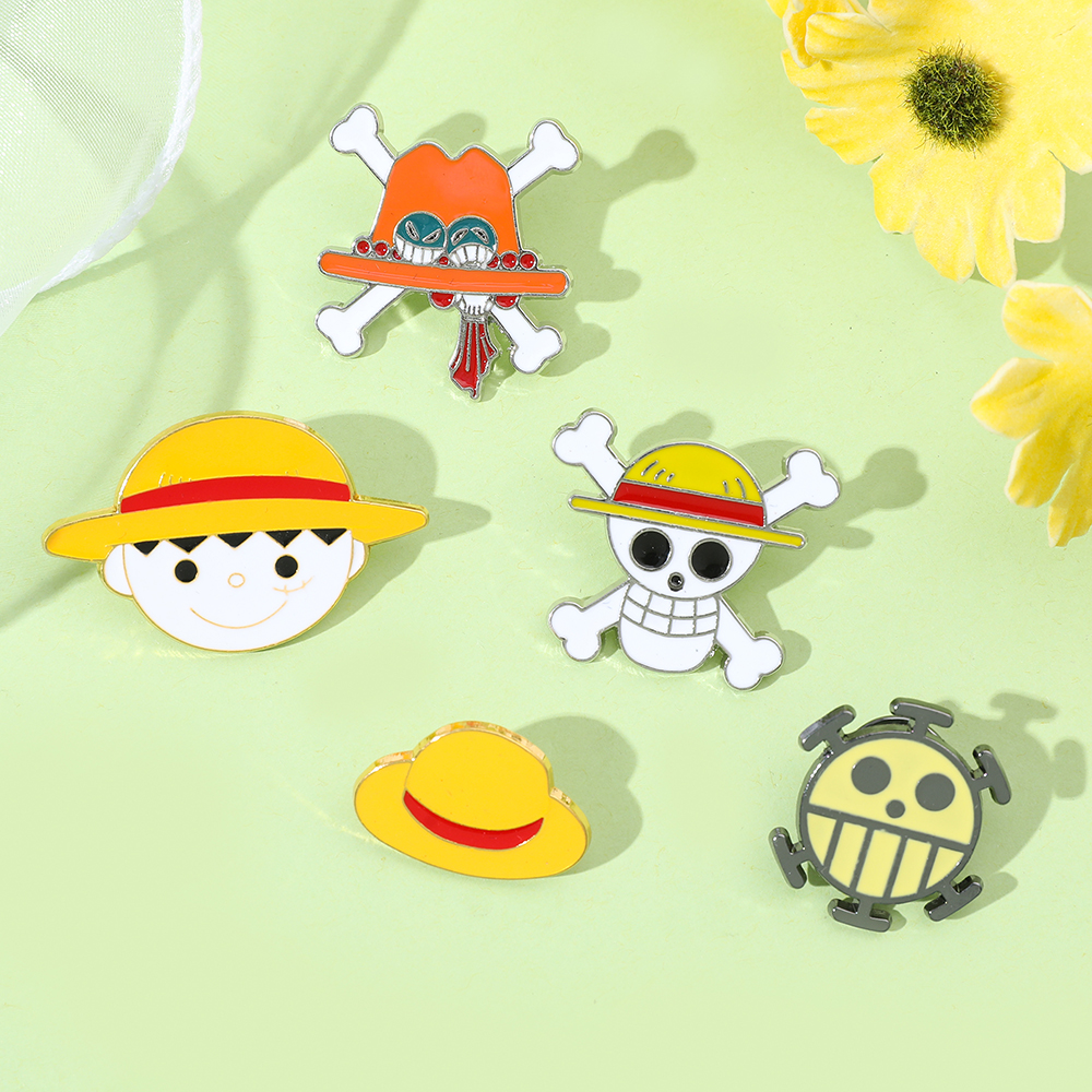 5 Pcs Cartoon Monkey D. Luffy  – обзор и цена Embroidery Garment