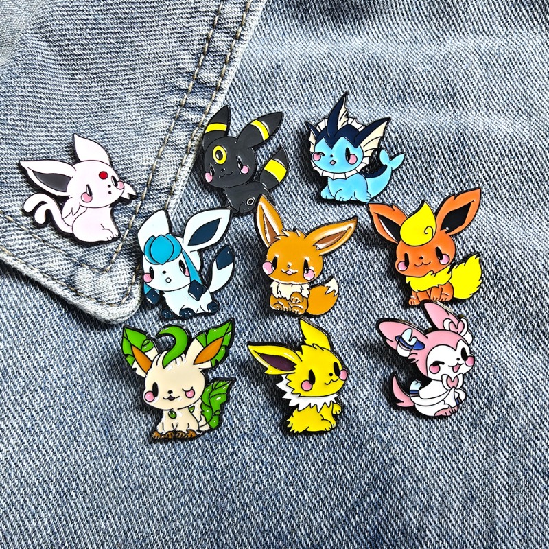 Hot 9 Pcs Anime Elf Brooch Set – обзор и цена Embroidery Garment
