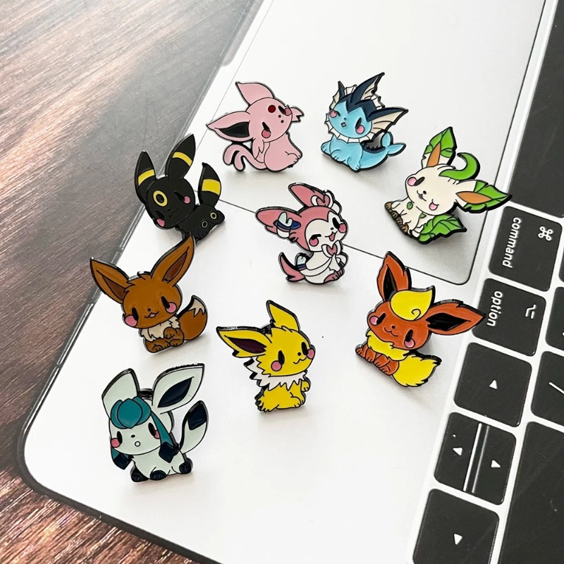 Hot 9 Pcs Anime Elf Brooch Set – обзор и цена Embroidery Garment