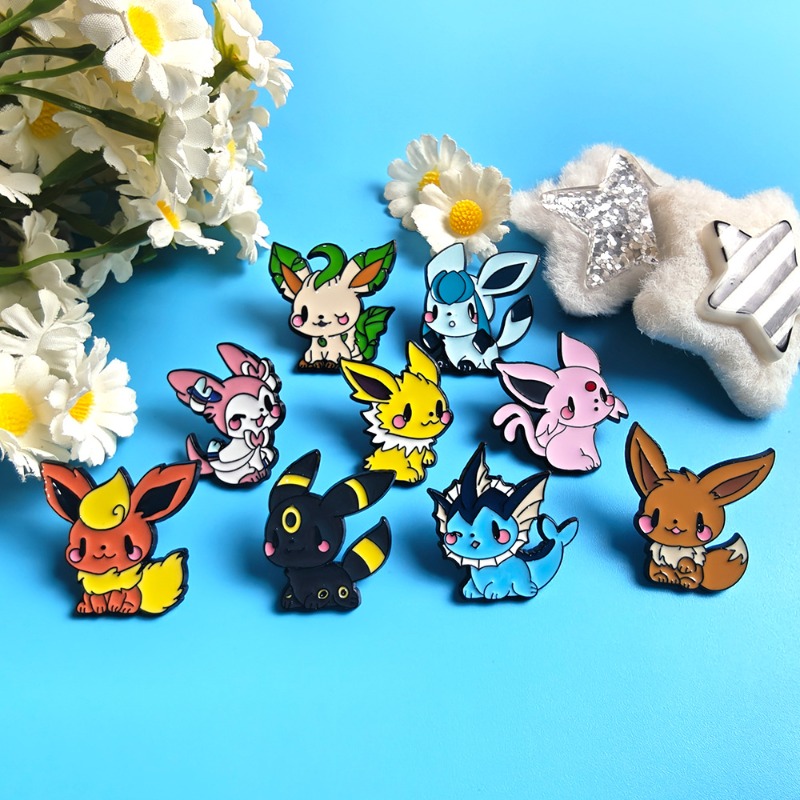 Hot 9 Pcs Anime Elf Brooch Set – обзор и цена Embroidery Garment