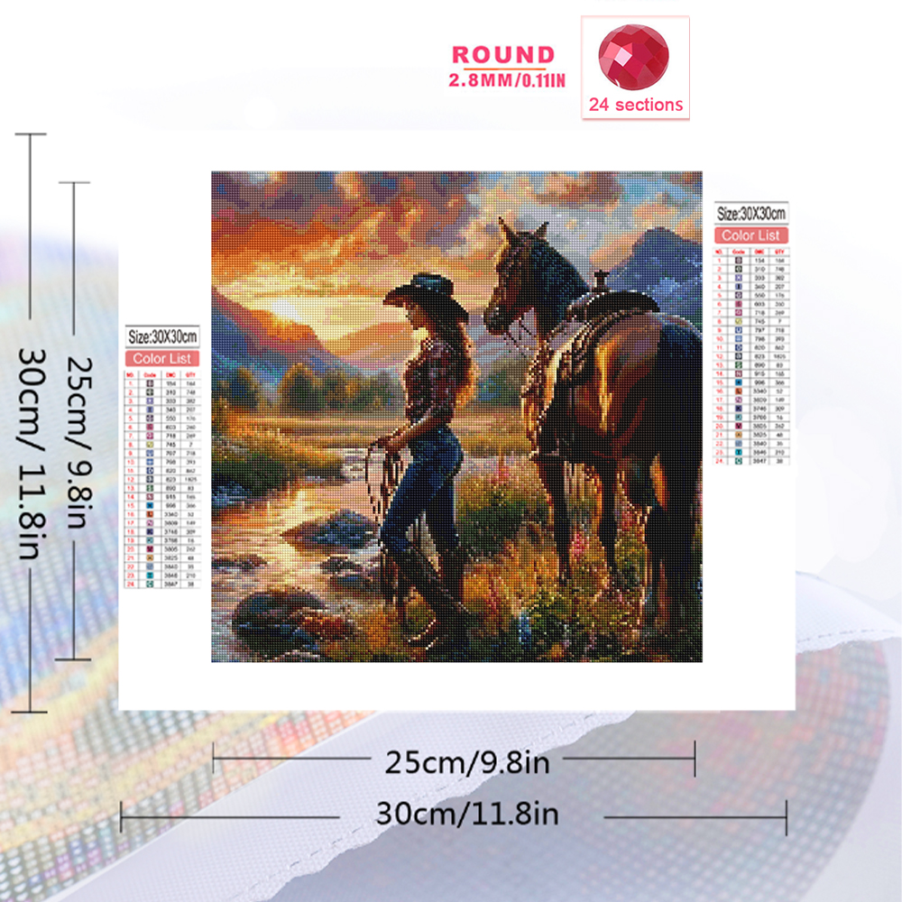 Momoart Diamond Embroidery Wom – обзор и цена Embroidery Horse