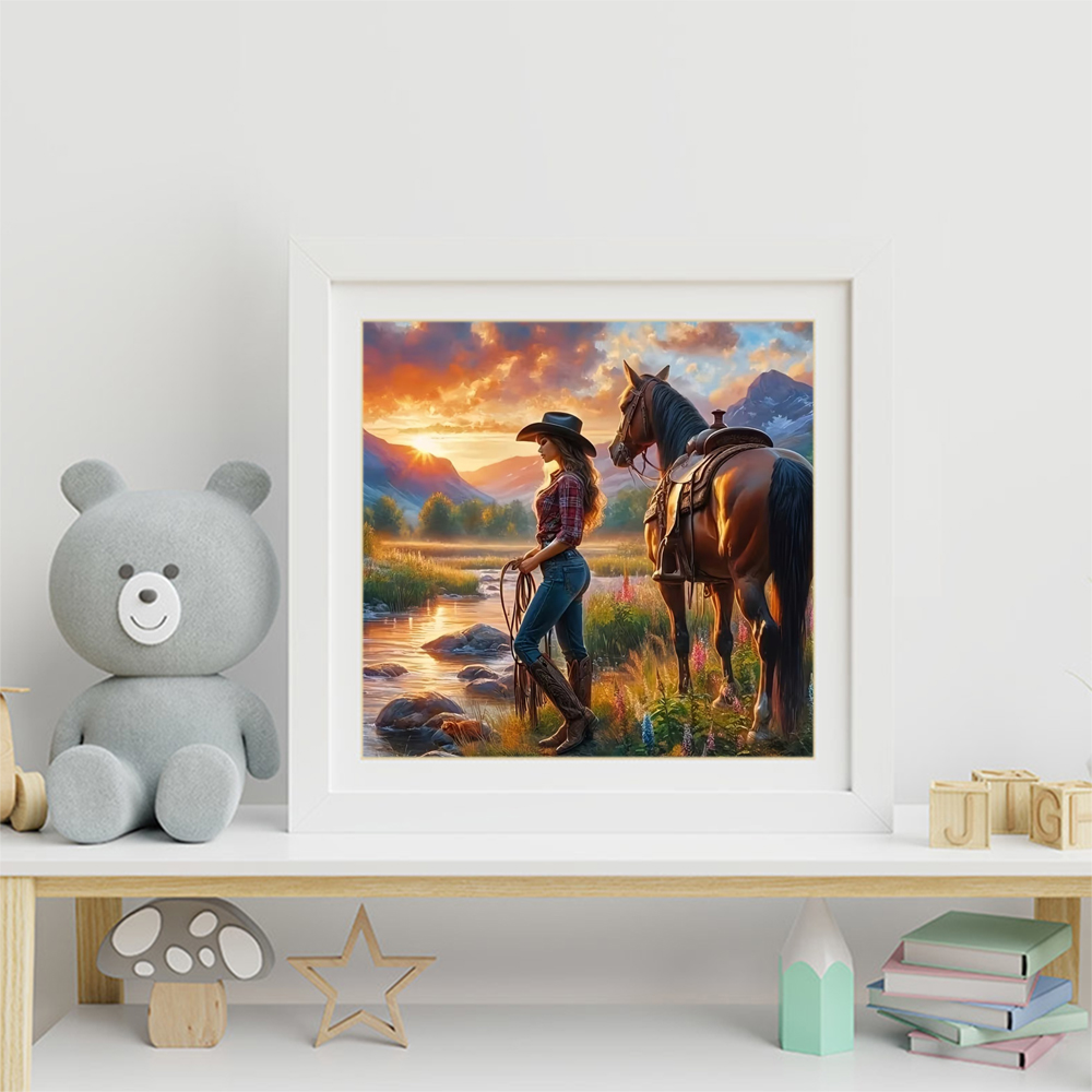 Momoart Diamond Embroidery Wom – обзор и цена Embroidery Horse