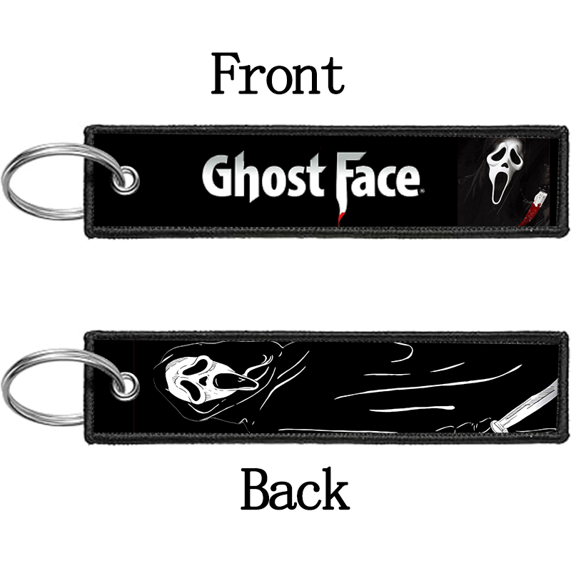 GHOST FACE Key Chain for Men W – обзор и цена Embroidery Gift