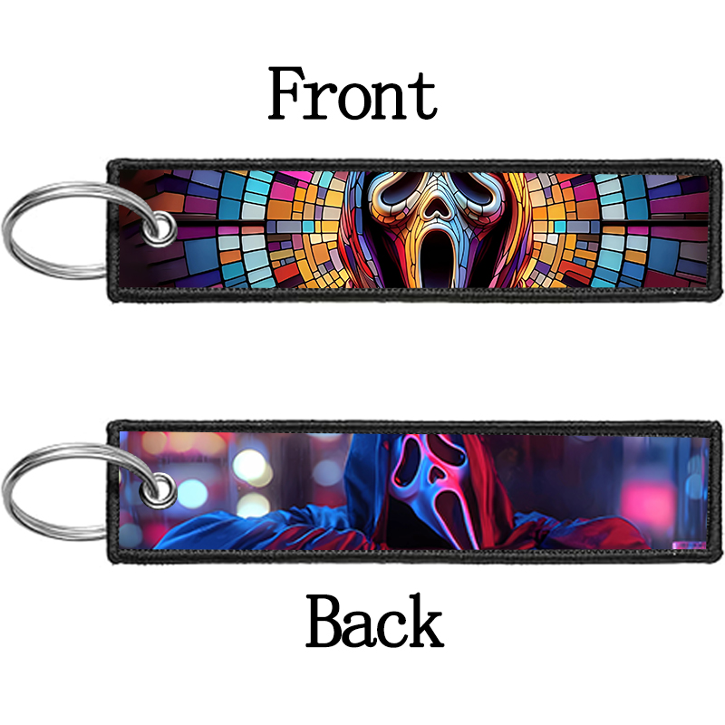GHOST FACE Key Chain for Men W – обзор и цена Embroidery Gift