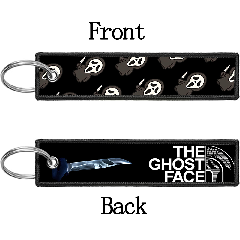 GHOST FACE Key Chain for Men W – обзор и цена Embroidery Gift