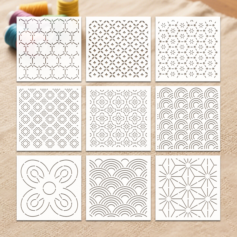 YOMDID 9pcs Sashiko Embroidery – обзор и цена Embroidery Motif