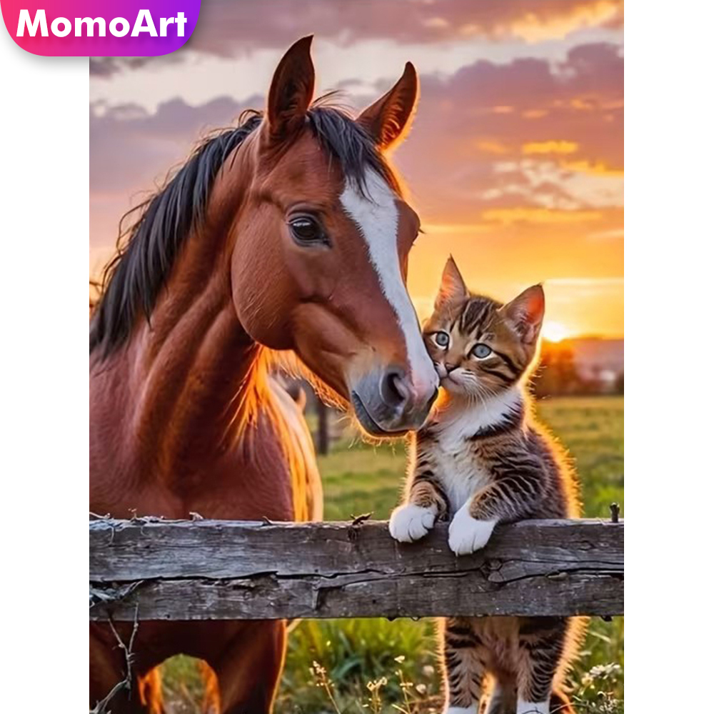 Momoart Diamond Mosaic Horse A – обзор и цена Embroidery Horse