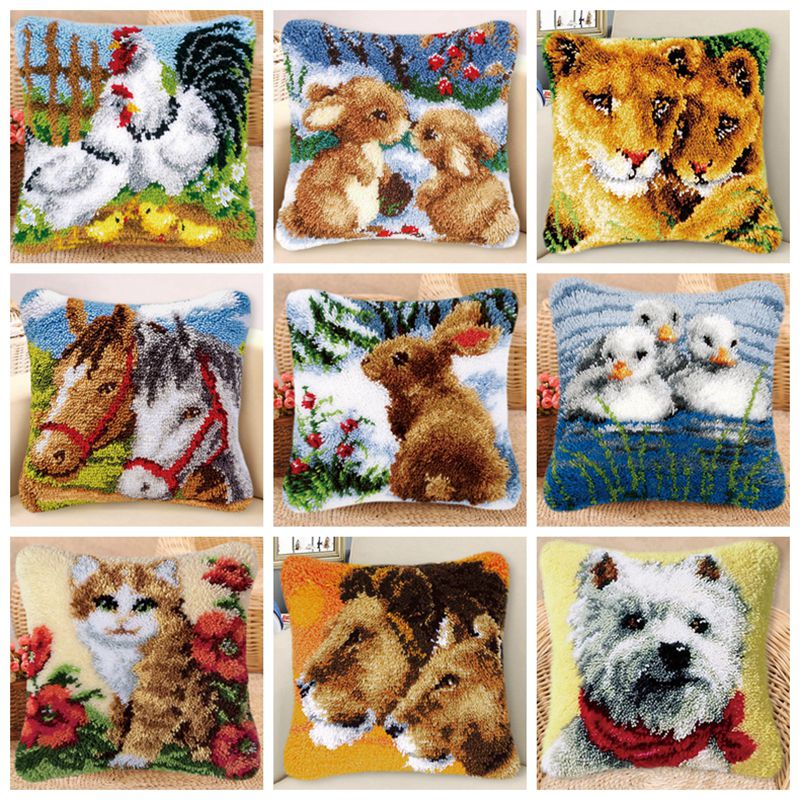 Rabbit Horse Latch Hook Kits S – обзор и цена Embroidery Horse