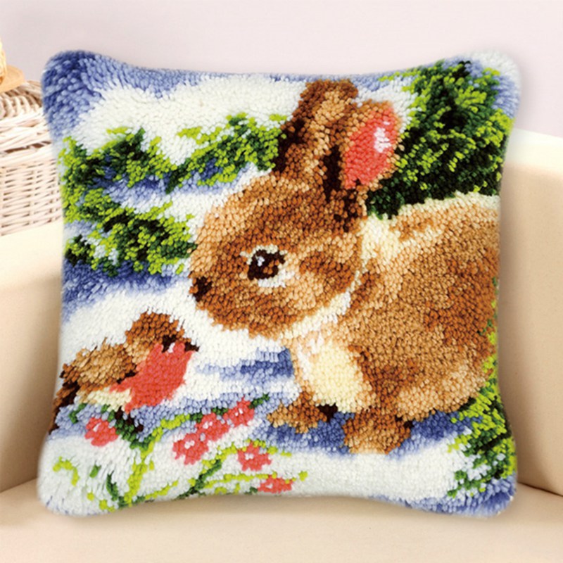 Rabbit Horse Latch Hook Kits S – обзор и цена Embroidery Horse