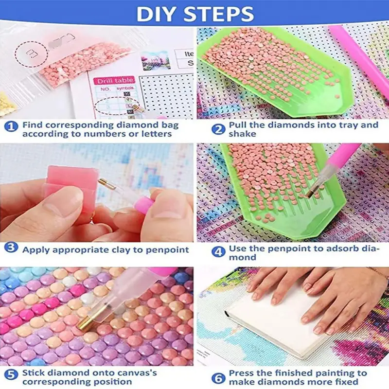 DIY Diamond Painting Colorful  – обзор и цена Embroidery Motif