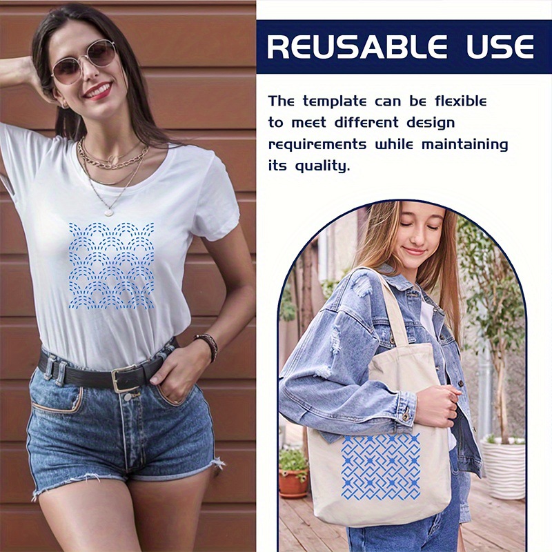30Pcs Embroidery Templates DIY – обзор и цена Embroidery Motif