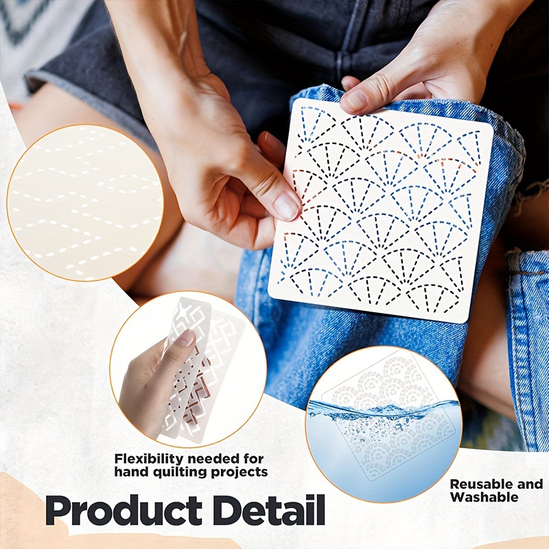 30Pcs Embroidery Templates DIY – обзор и цена Embroidery Motif