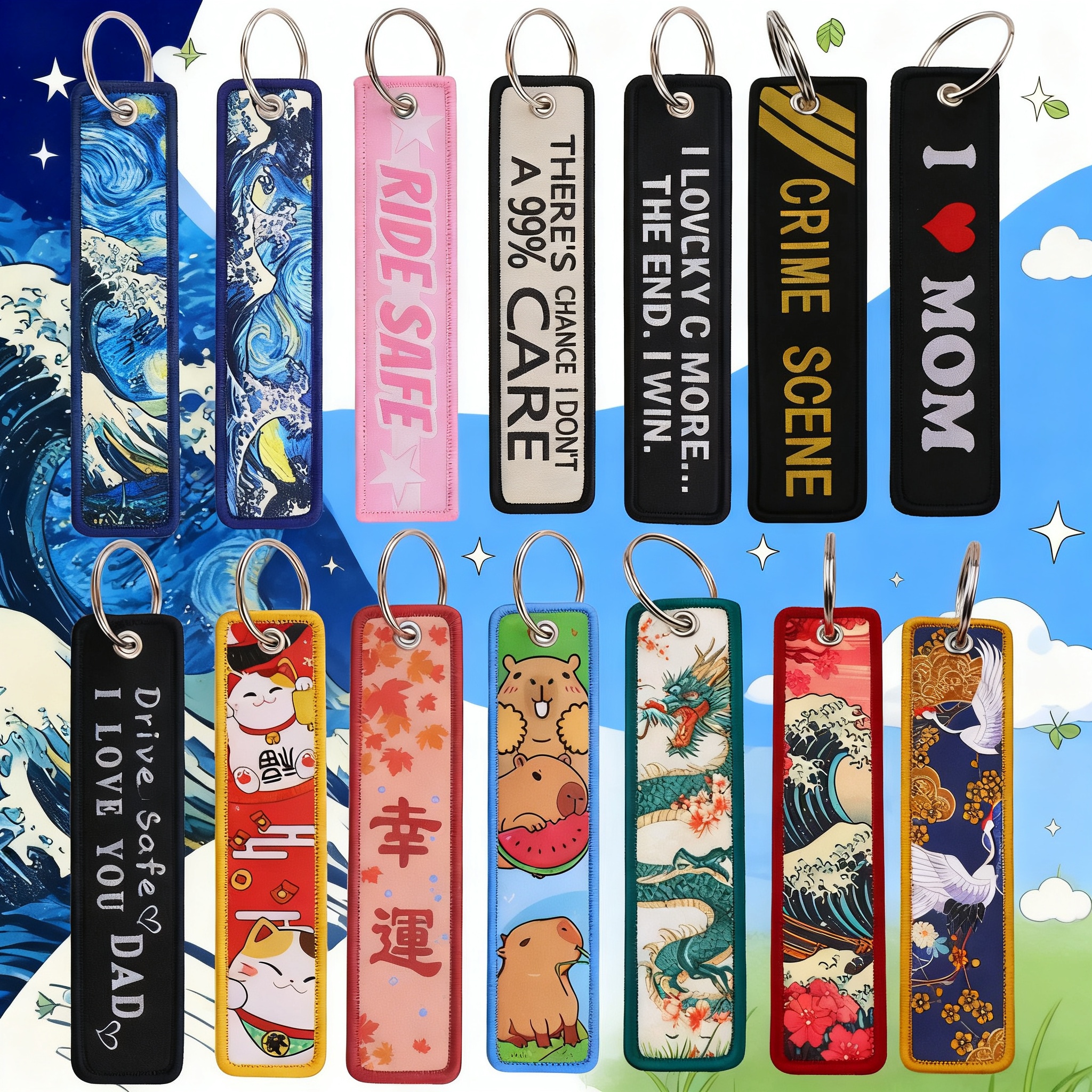 Van Gogh Embroidery Key Fobs K – обзор и цена Embroidery Gift