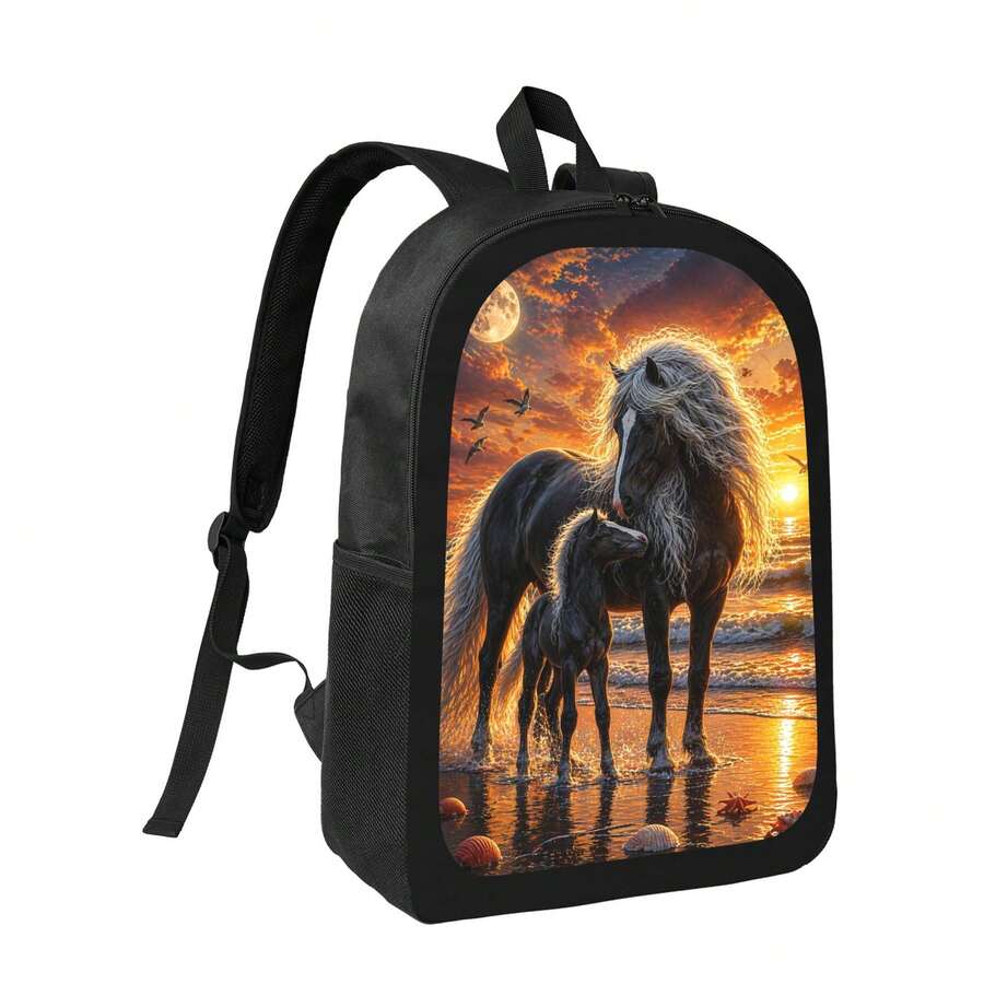 Dreamy Horse Sunset Print Back – обзор и цена Embroidery Horse