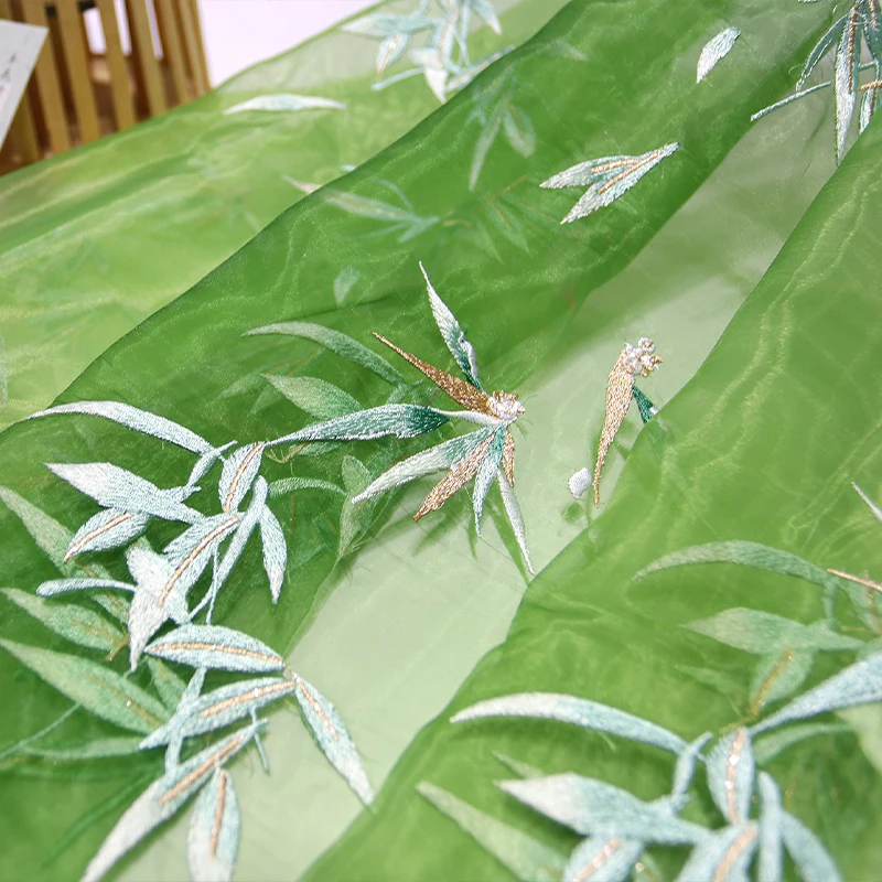 Bamboo Embroidered Organza Fab – обзор и цена Embroidery Horse