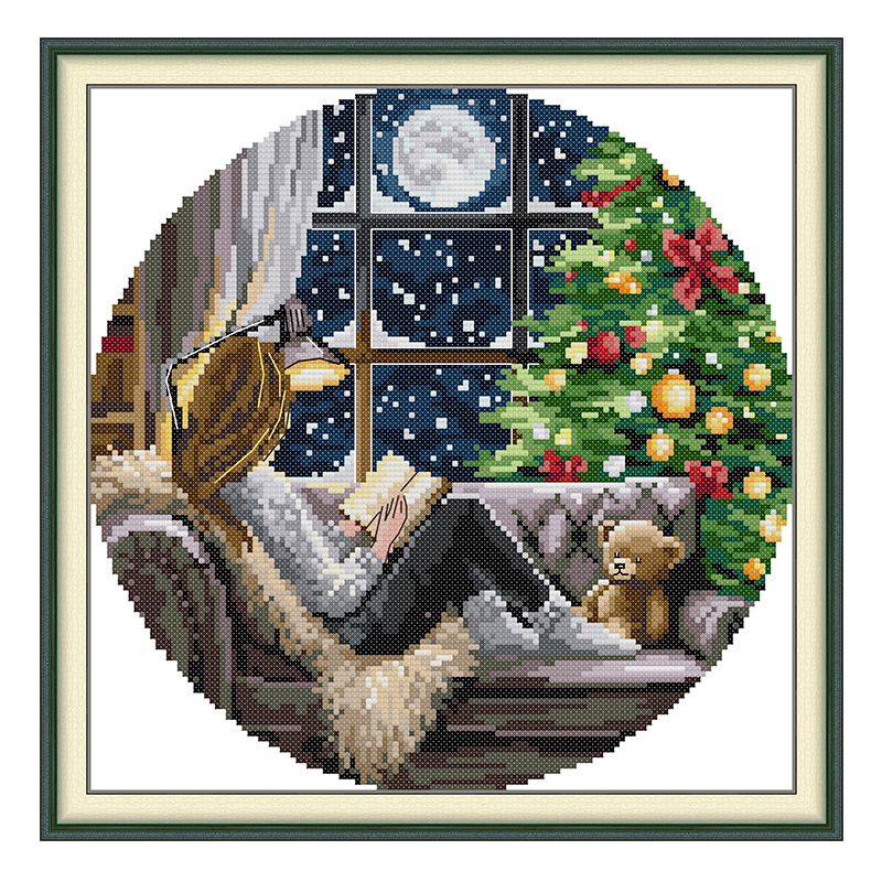 The Christmas Tree and Girl Pa – обзор и цена Embroidery Job