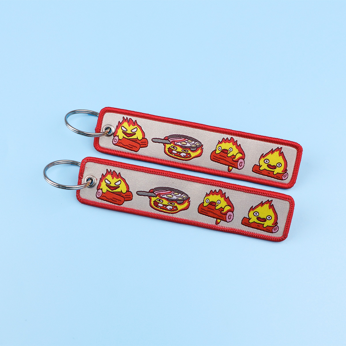 Anime Fire Embroidery Key Fobs – обзор и цена Embroidery Gift