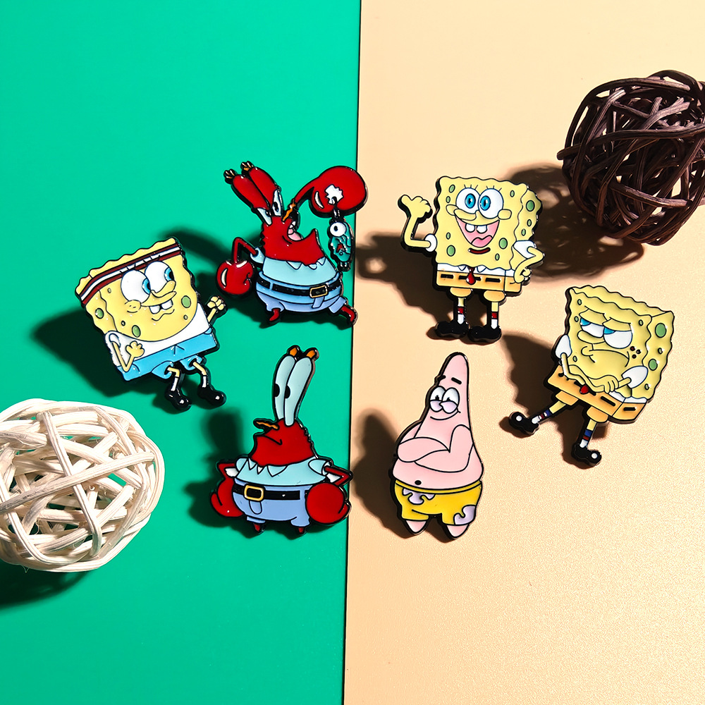 6 Pcs SpongeBob SquarePants An – обзор и цена Embroidery Garment