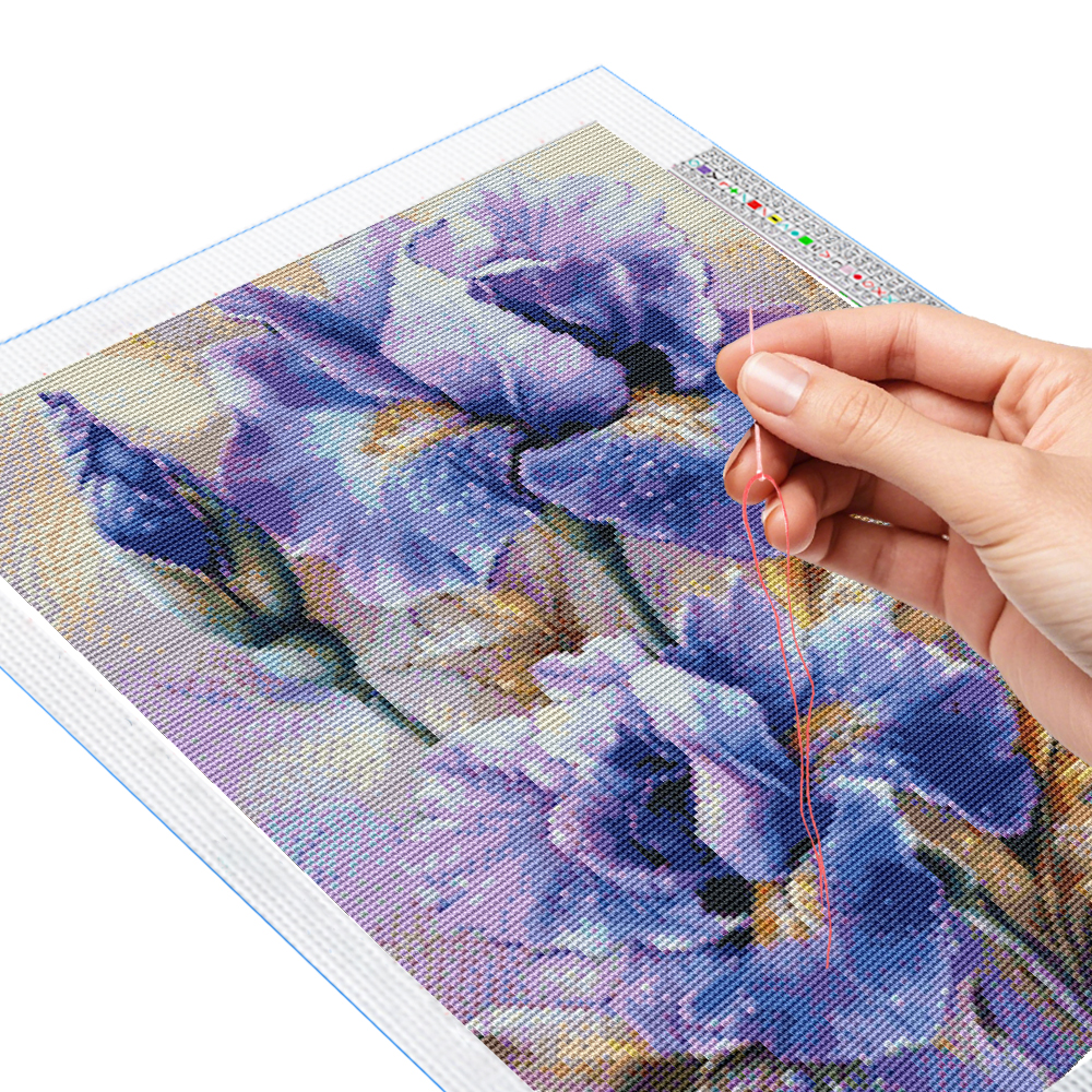 Flower 11CT Cross Stitch Kits  – обзор и цена Embroidery Job