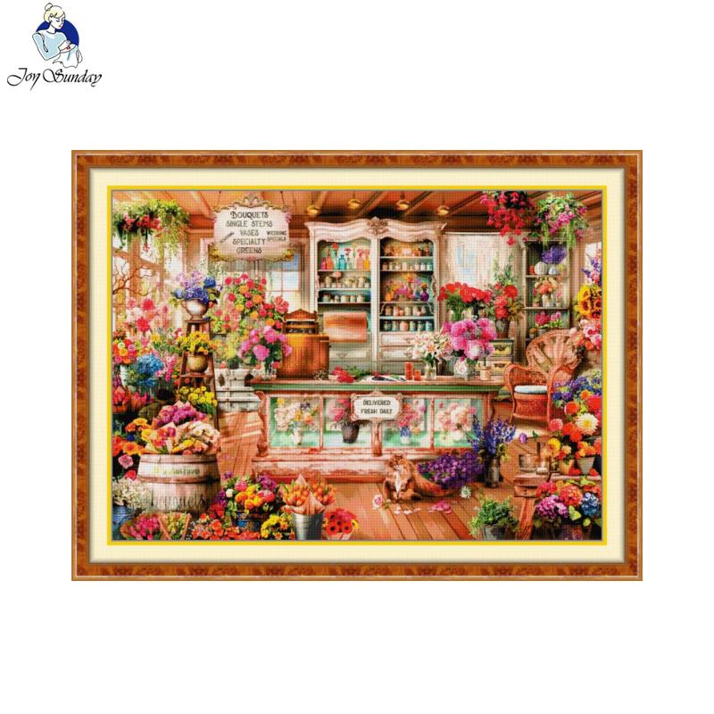 Joy Sunday Flower Shop Pattern – обзор и цена Embroidery Artist