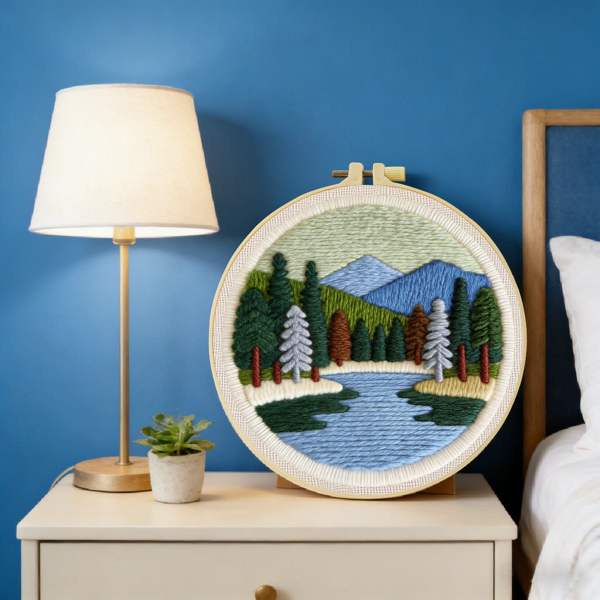 20X20CM/7.87inch Scenery Punch – обзор и цена Embroidery Artist